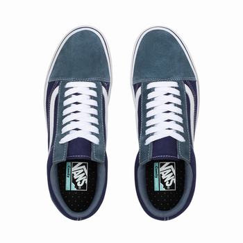 Damske Tenisky Vans Suede and Textile ComfyCush Old Skool Modre VA69ZDHIW